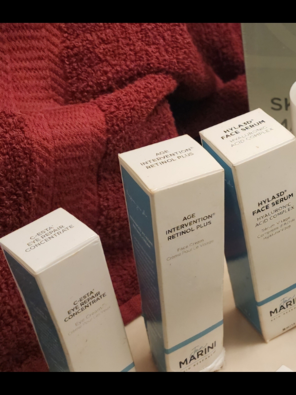 Marni White and Blue Skincare Serums Set